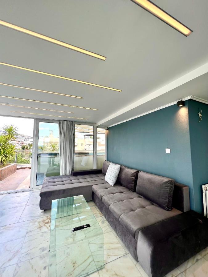 Citycenter Penthouse Mini Private Pool With Hydromassage And Great Town View Athen Exterior foto