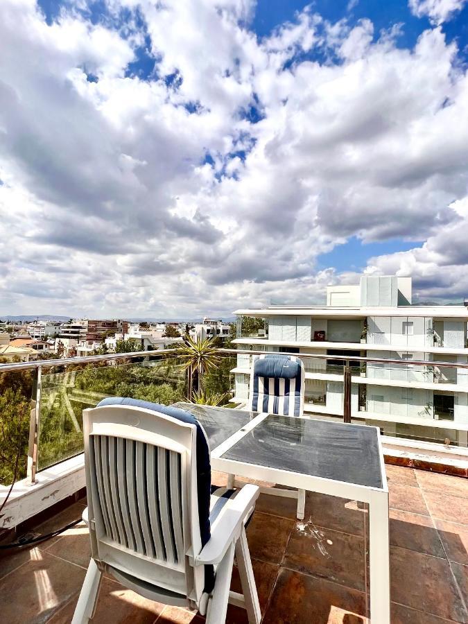Citycenter Penthouse Mini Private Pool With Hydromassage And Great Town View Athen Exterior foto